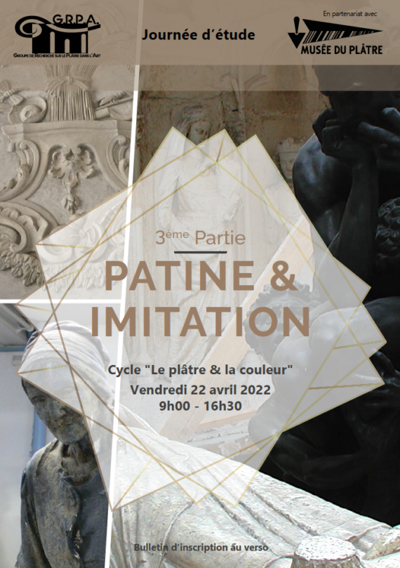 Journée d’étude Patine et Imitation 22.04.2022 - SFIIC